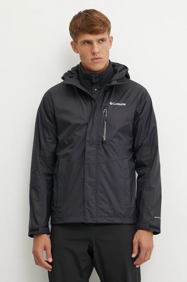Columbia Kišna jakna Columbia Pouring Adventure za muškarce, boja: crna, 2117171