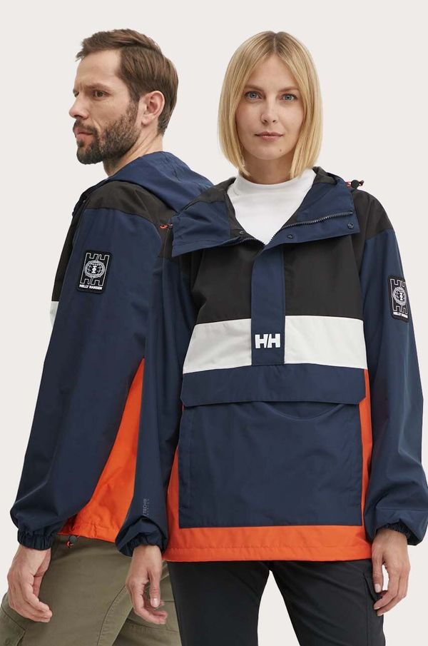 Helly Hansen Kišna jakna Helly Hansen boja: tamno plava, za prijelazno razdoblje, oversize