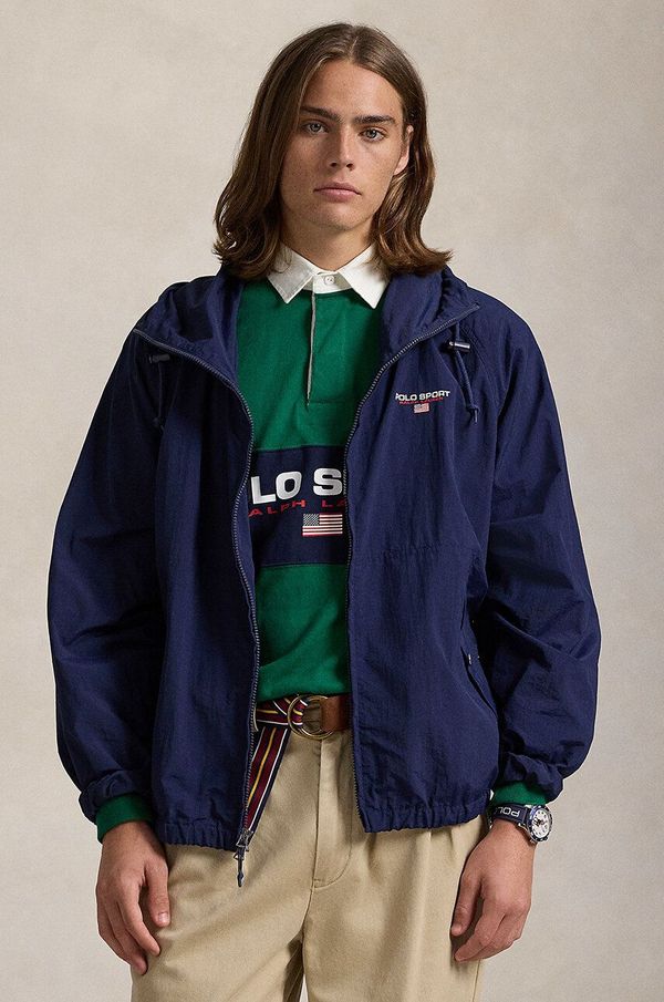 Polo Ralph Lauren Kišna jakna Polo Ralph Lauren za muškarce, boja: tamno plava, za prijelazno razdoblje, 710961162
