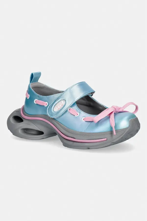 Koi Footwear Koi Footwear balerinke Lavender Waves Chunky Mary Janes