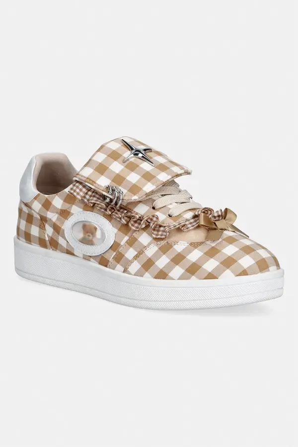 Koi Footwear Koi Footwear balerinke Magic Teddy Bear Gingham Flat Shoes