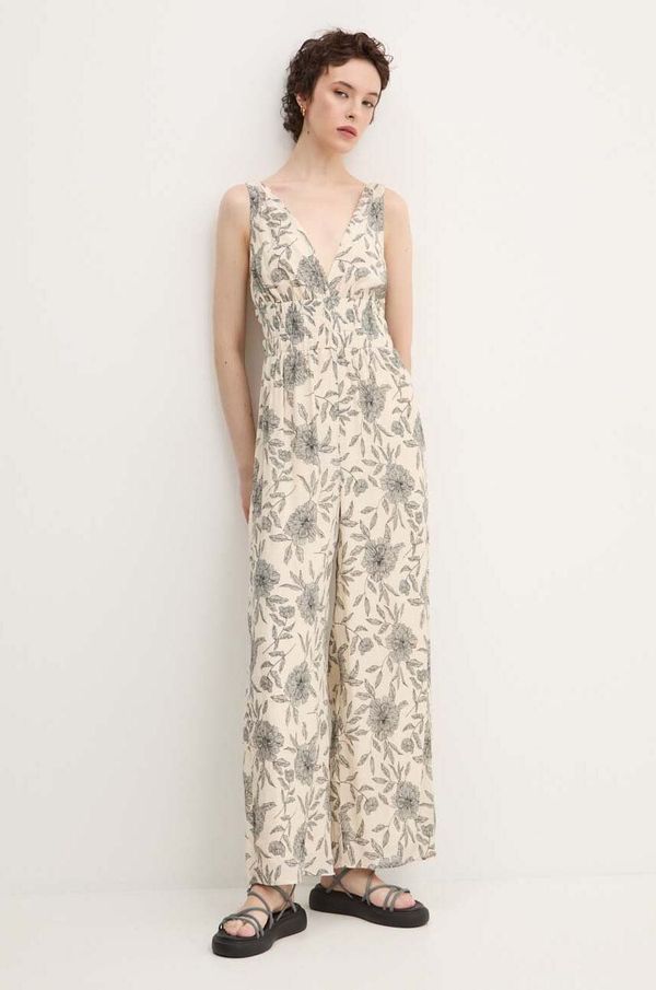 Abercrombie & Fitch Kombinezon Abercrombie & Fitch boja: bež, s v izrezom