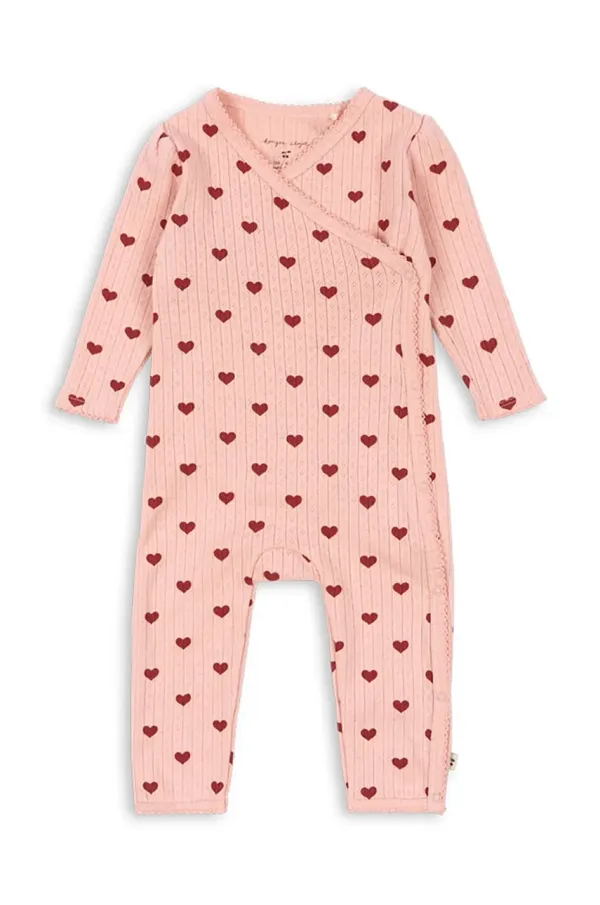 Konges Sløjd Kombinezon bez rukava za bebe Konges Sløjd MINNIE NEWBORN ONESIE GOTS KS102588