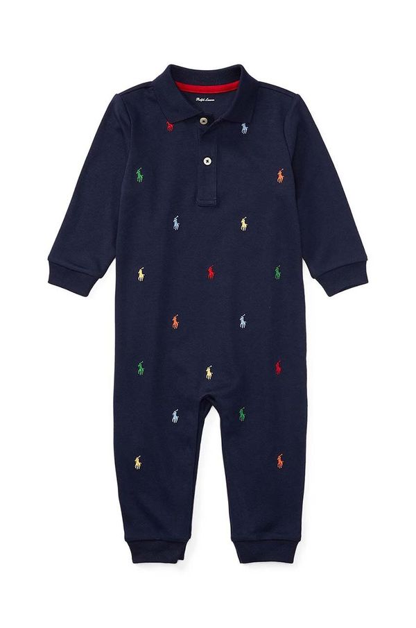 Polo Ralph Lauren Kombinezon bez rukava za bebe Polo Ralph Lauren boja: tamno plava
