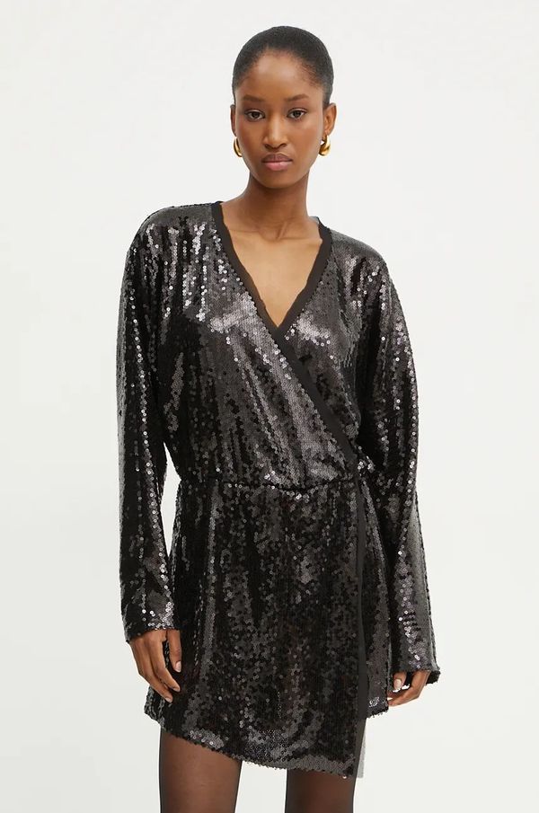 Boss Orange Kombinezon Boss Orange boja: crna, s v izrezom, 50524264