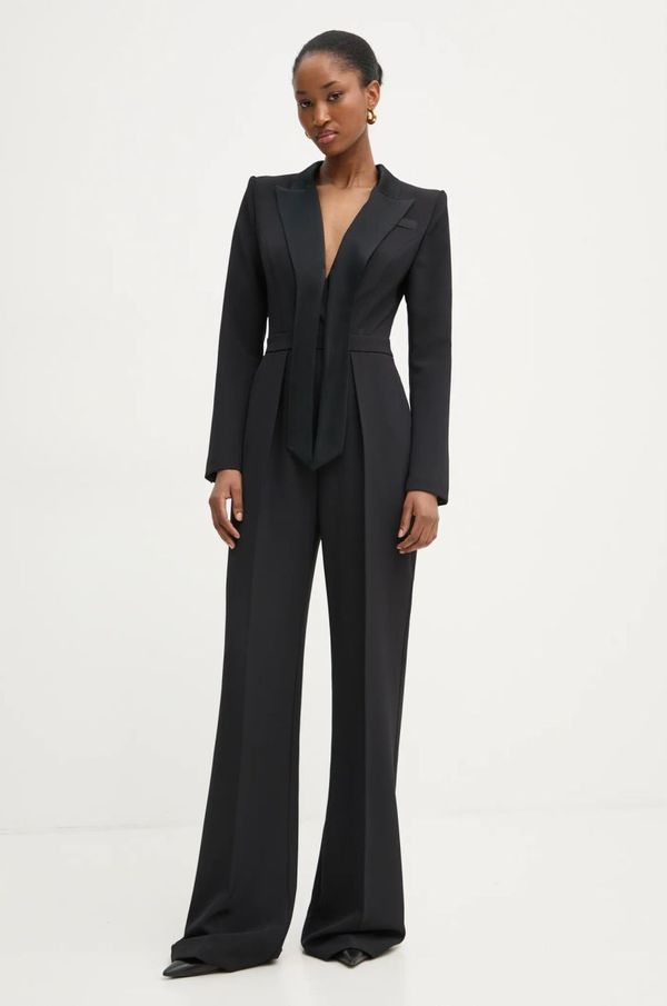 Elisabetta Franchi Kombinezon Elisabetta Franchi boja: crna, s v izrezom, TU00951E2