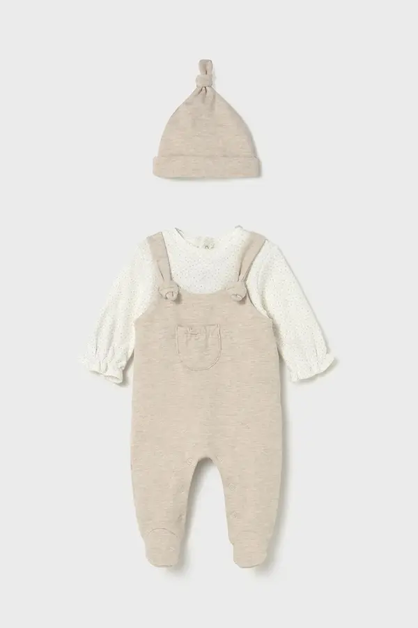 Mayoral Newborn Kombinezon i kapa za bebe Mayoral Newborn