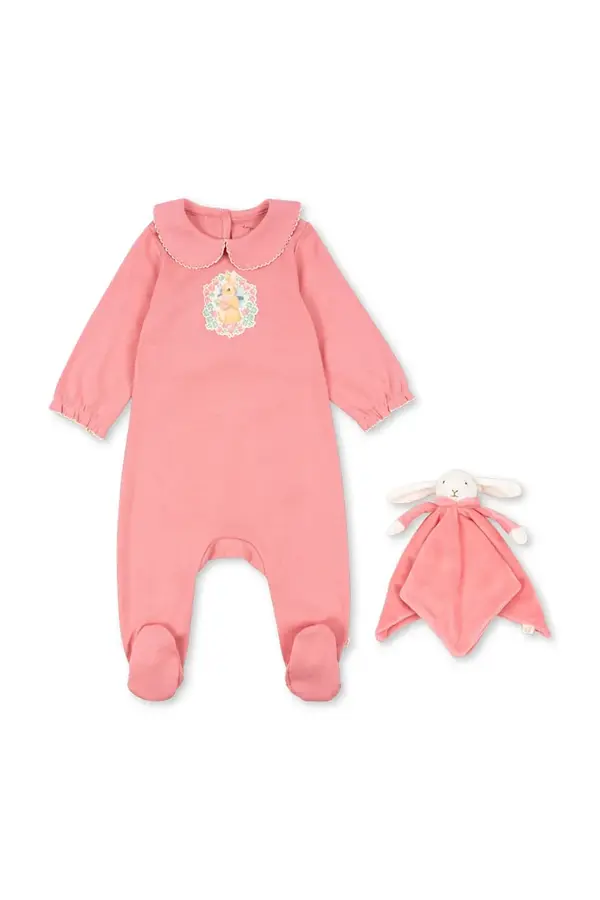 Konges Sløjd Kombinezon i maskota za bebe Konges Sløjd COTY PICOT GIFT SET GOTS