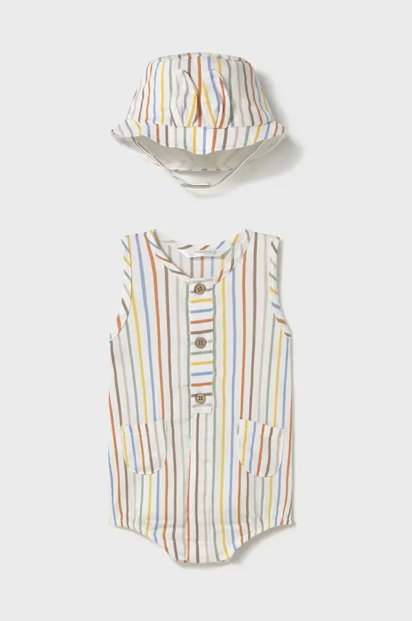 Mayoral Newborn Kombinezon i šešir za bebe Mayoral Newborn 1603