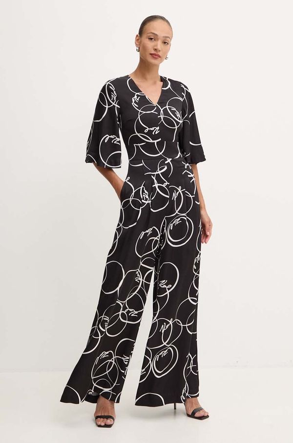 Karl Lagerfeld Kombinezon Karl Lagerfeld boja: crna, s v izrezom, 245W1307