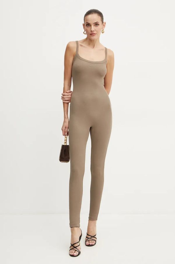 La Mania Kombinezon La Mania boja: smeđa, s okruglim izrezom, BLAZE