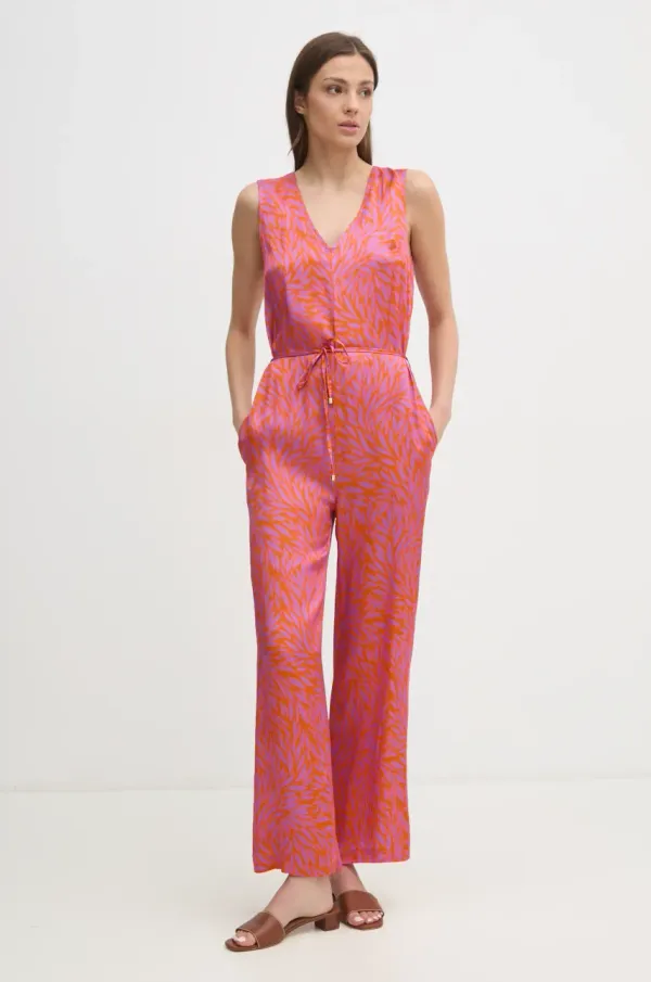 La Petite Française Kombinezon La Petite Française COLETTE boja: narančasta, s v izrezom, COLETTE