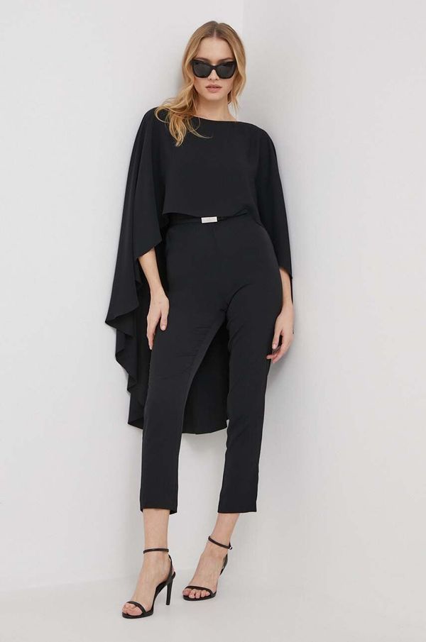 Lauren Ralph Lauren Kombinezon Lauren Ralph Lauren boja: crna, s okruglim izrezom