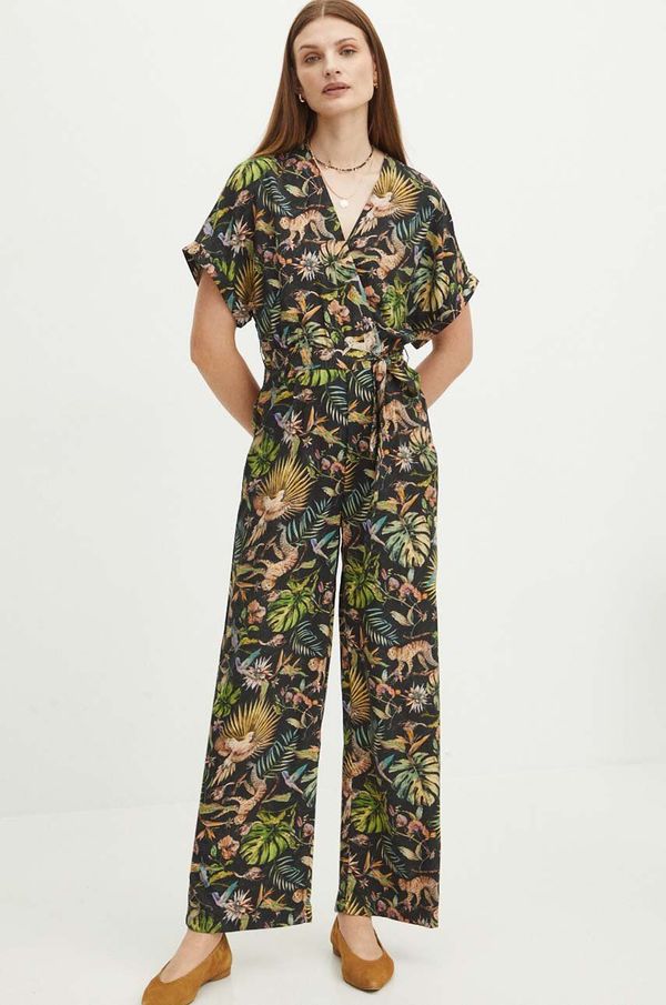 Medicine Kombinezon Medicine boja: crna, s v izrezom