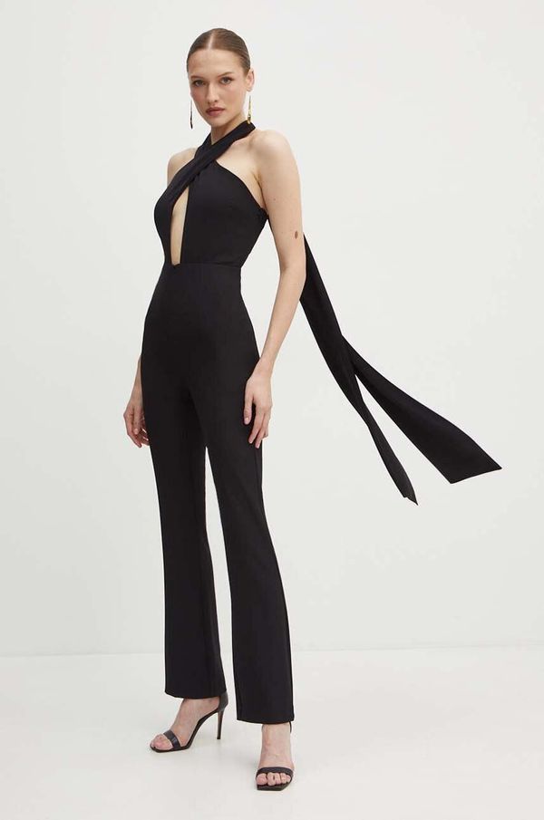 Patrizia Pepe Kombinezon Patrizia Pepe boja: crna, s v izrezom, 8T0044 A454