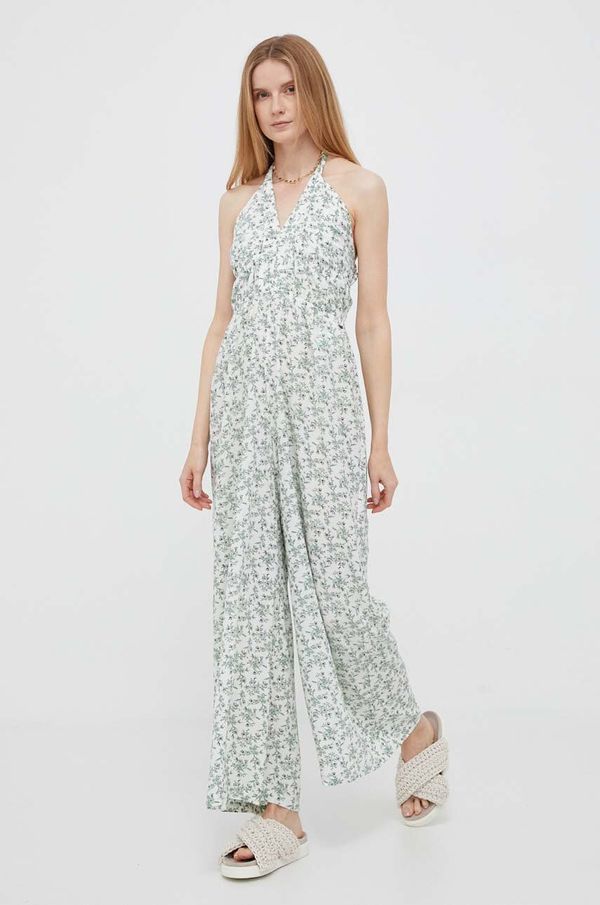 Pepe Jeans Kombinezon Pepe Jeans boja: zelena, s v izrezom