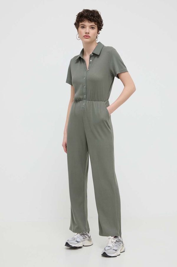 Roxy Kombinezon Roxy boja: zelena, s ovratnikom, ERJKO03000