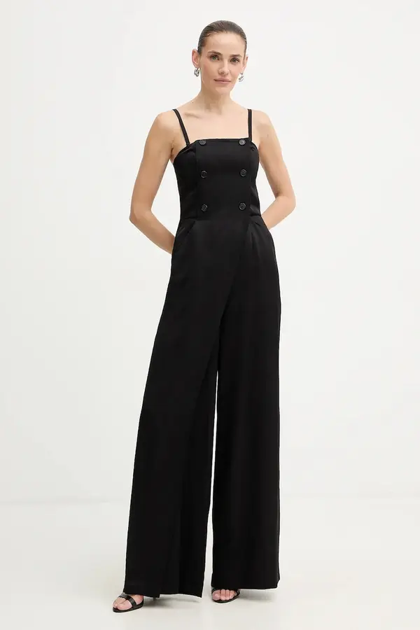 Karl Lagerfeld Kombinezon s dodatkom lana Karl Lagerfeld TAILORED JUMPSUIT