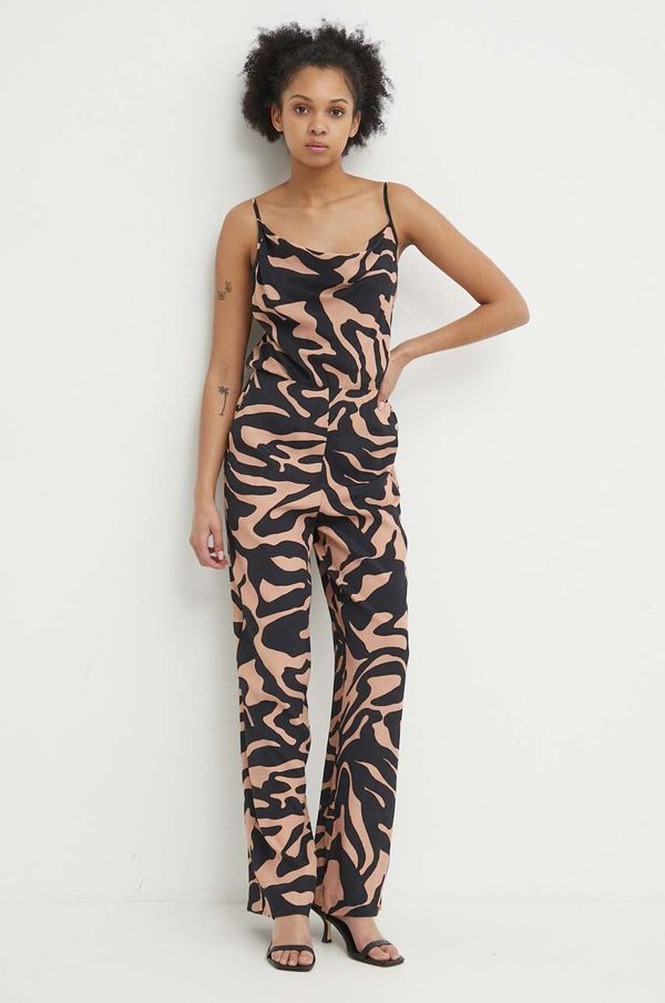 Sisley Kombinezon Sisley boja: crna, s okruglim izrezom