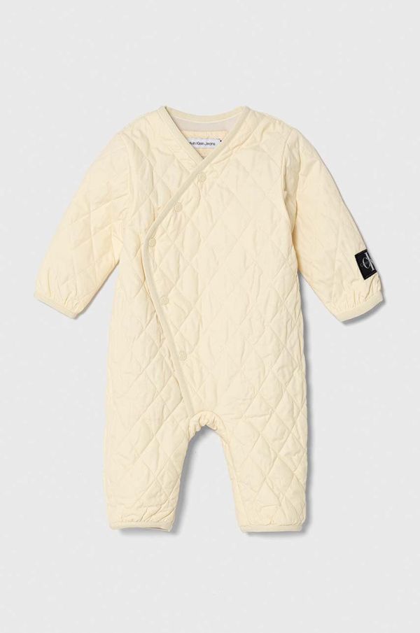 Calvin Klein Jeans Kombinezon za bebe Calvin Klein Jeans boja: bež