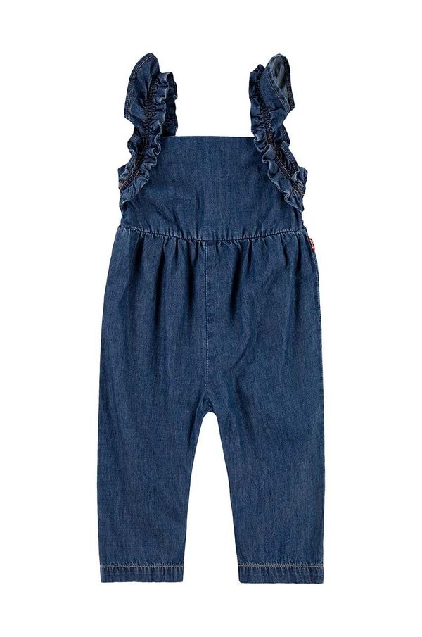 Levi's Kombinezon za bebe Levi's RUFFLE STRAP JUMPSUIT boja: zelena, 1EK963