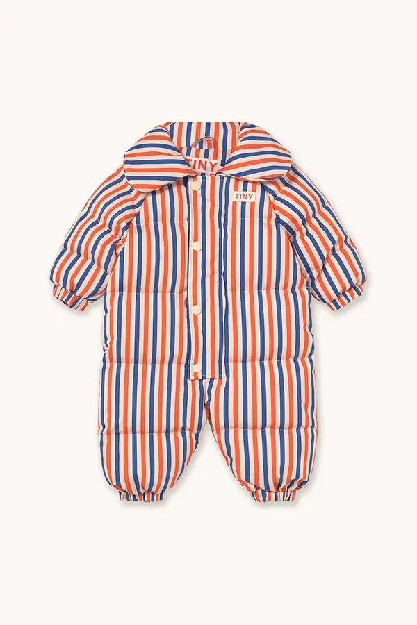 Tinycottons Kombinezon za bebe Tinycottons STRIPES PADDED OVERALL