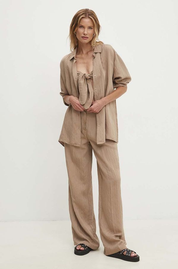 Answear Lab Komplet Answear Lab za žene, boja: bež