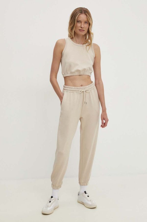 Answear Lab Komplet Answear Lab za žene, boja: bež