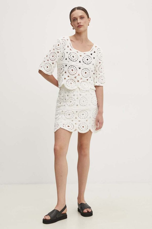 Answear Lab Komplet Answear Lab za žene, boja: bijela