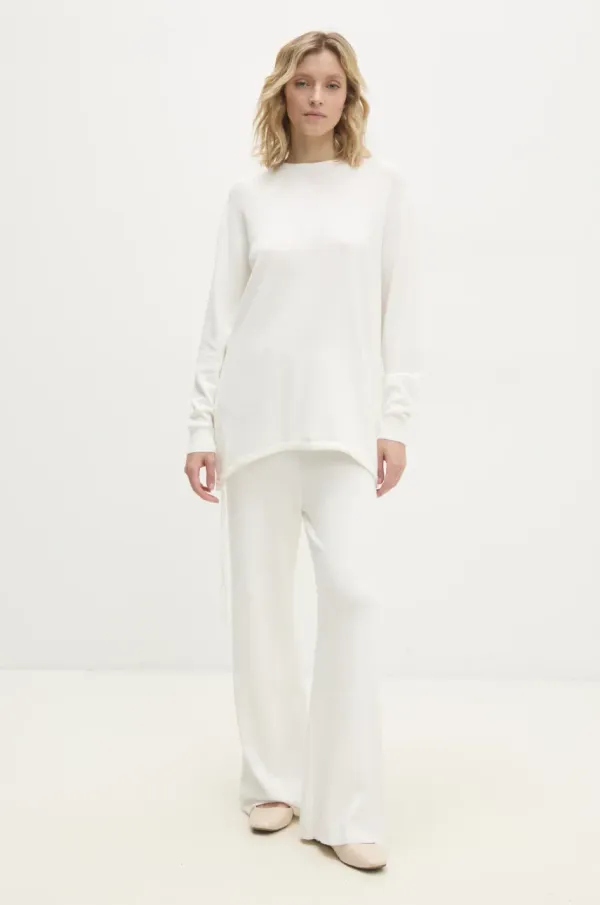 Answear Lab Komplet Answear Lab za žene, boja: bijela