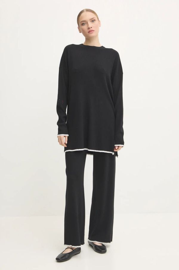 Answear Lab Komplet Answear Lab za žene, boja: crna