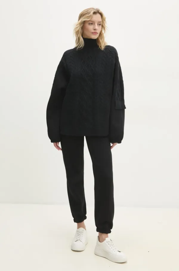 Answear Lab Komplet Answear Lab za žene, boja: crna