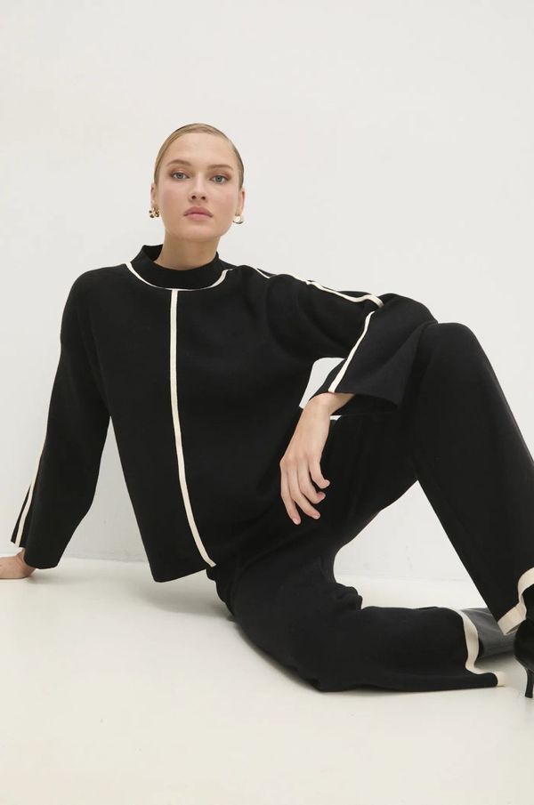 Answear Lab Komplet Answear Lab za žene, boja: crna