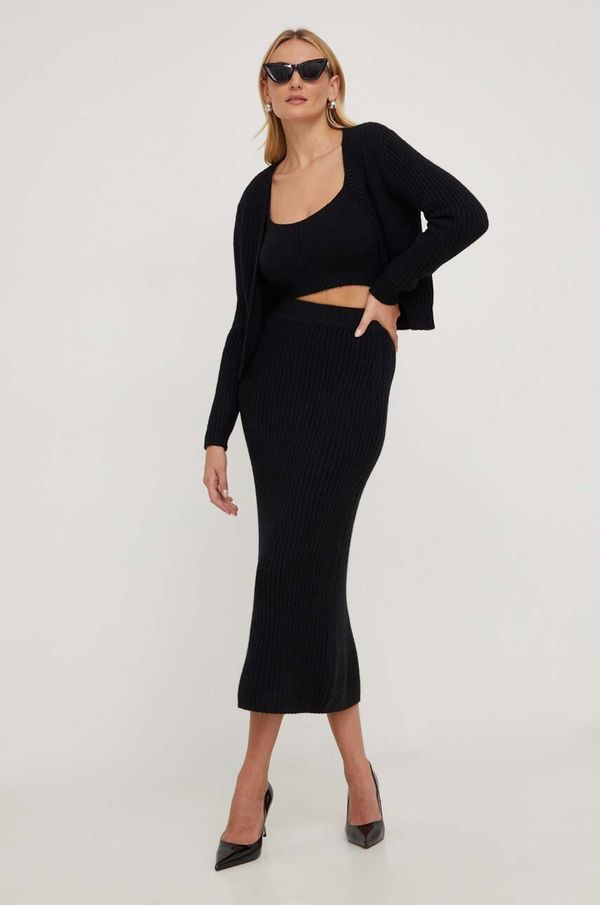 Answear Lab Komplet Answear Lab za žene, boja: crna