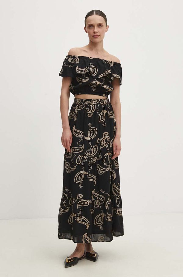 Answear Lab Komplet Answear Lab za žene, boja: crna