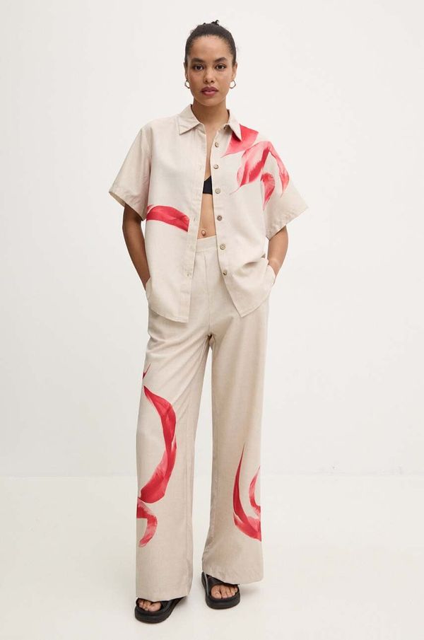 Answear Lab Komplet Answear Lab za žene, boja: crvena