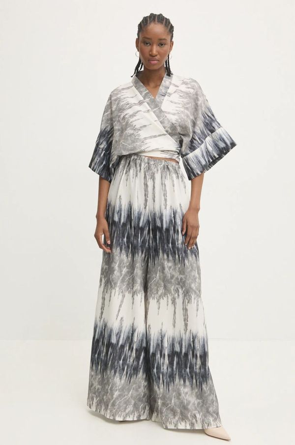 Answear Lab Komplet Answear Lab za žene, boja: siva