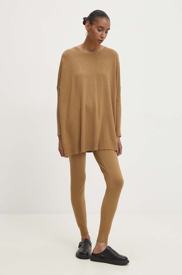 Answear Lab Komplet Answear Lab za žene, boja: smeđa