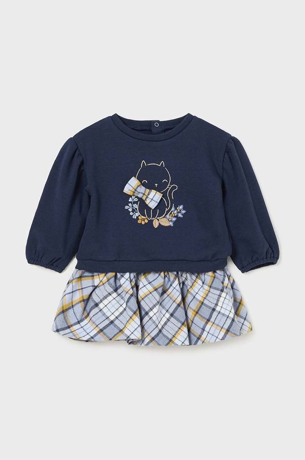 Mayoral Komplet - bluza i suknja Mayoral boja: tamno plava, 2929