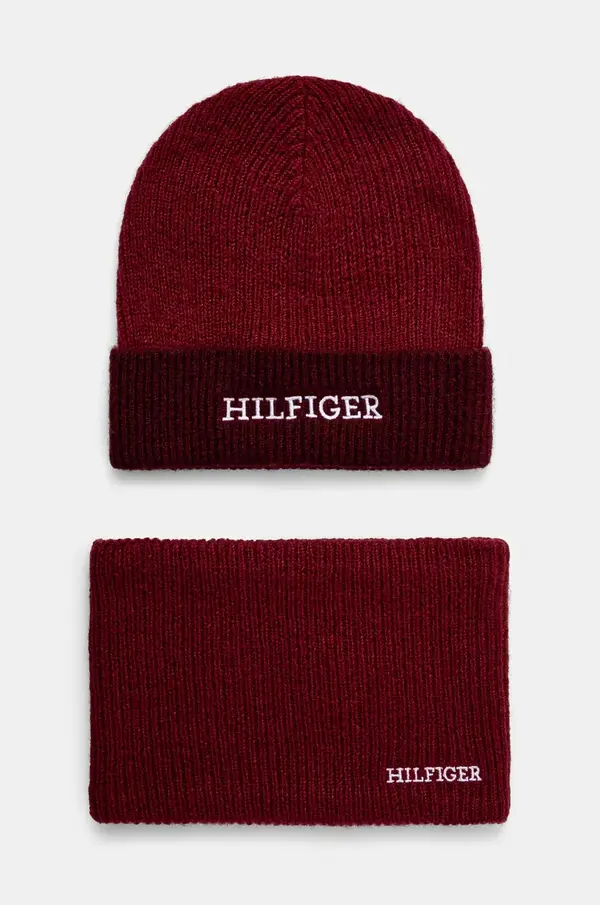 Tommy Hilfiger Komplet dječji šešir i cjevasti šal Tommy Hilfiger