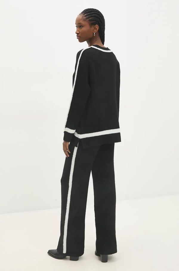 Answear Lab Komplet od vune Answear Lab boja: crna