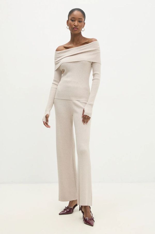 Answear Lab Komplet pulover i hlače Answear Lab boja: bež