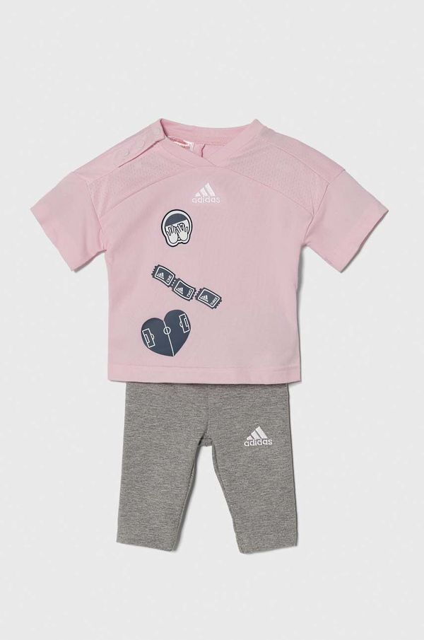 adidas Komplet za bebe adidas boja: ružičasta