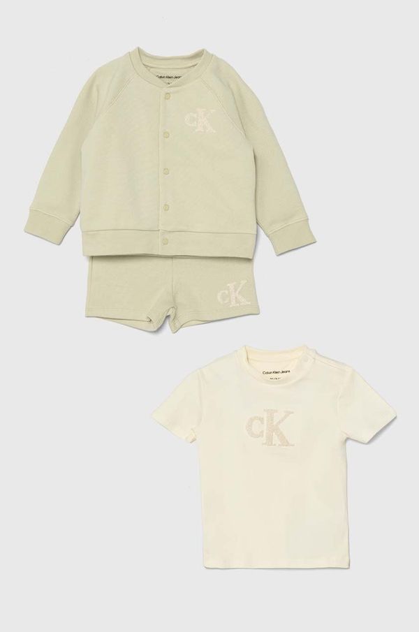 Calvin Klein Jeans Komplet za bebe Calvin Klein Jeans boja: bež