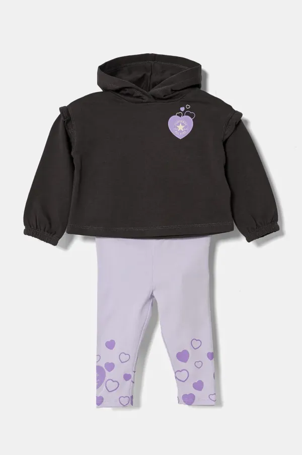 Converse Komplet za bebe Converse boja: ljubičasta, 1CG214