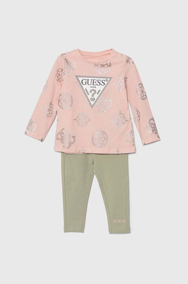 Guess Komplet za bebe Guess boja: narančasta, A4YG14 K6YW4