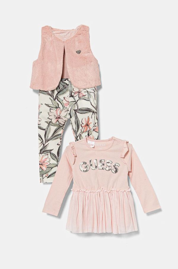 Guess Komplet za bebe Guess boja: ružičasta, A4BG18 WC910