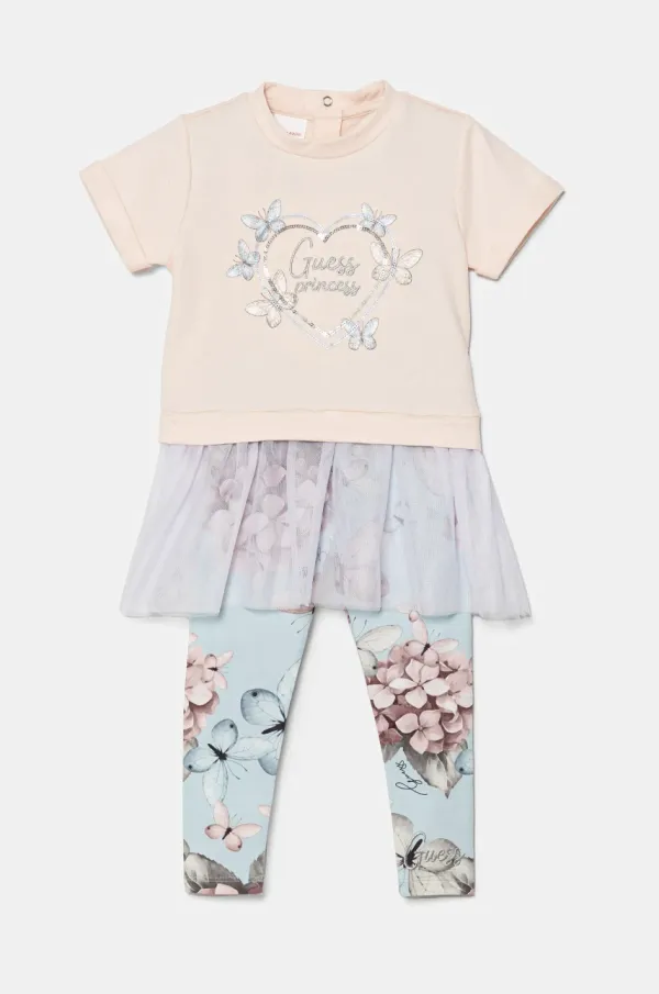 Guess Komplet za bebe Guess boja: ružičasta, A5RG17 KAN04