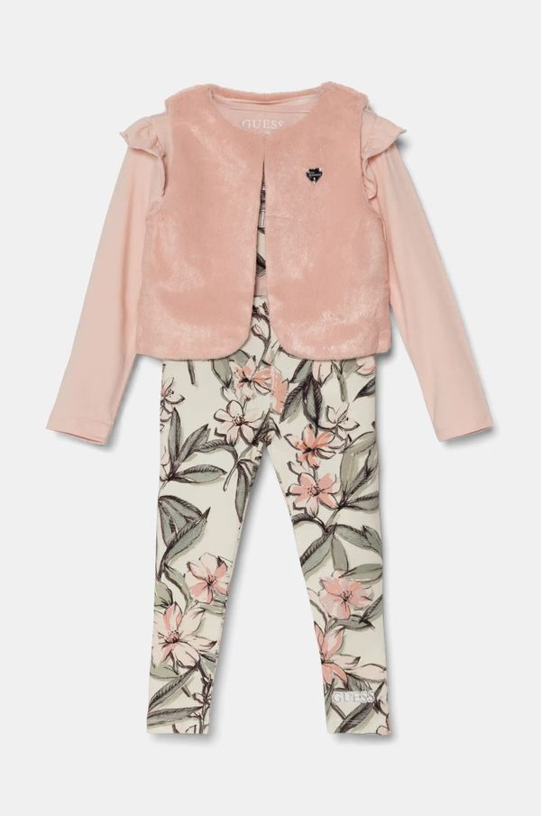 Guess Komplet za bebe Guess boja: ružičasta, K4BG05 WC910