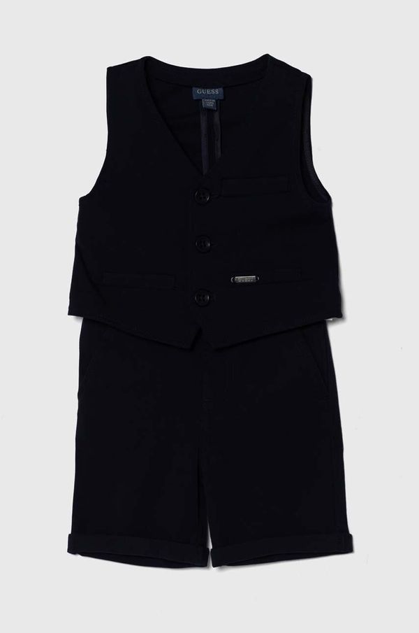 Guess Komplet za bebe Guess boja: tamno plava